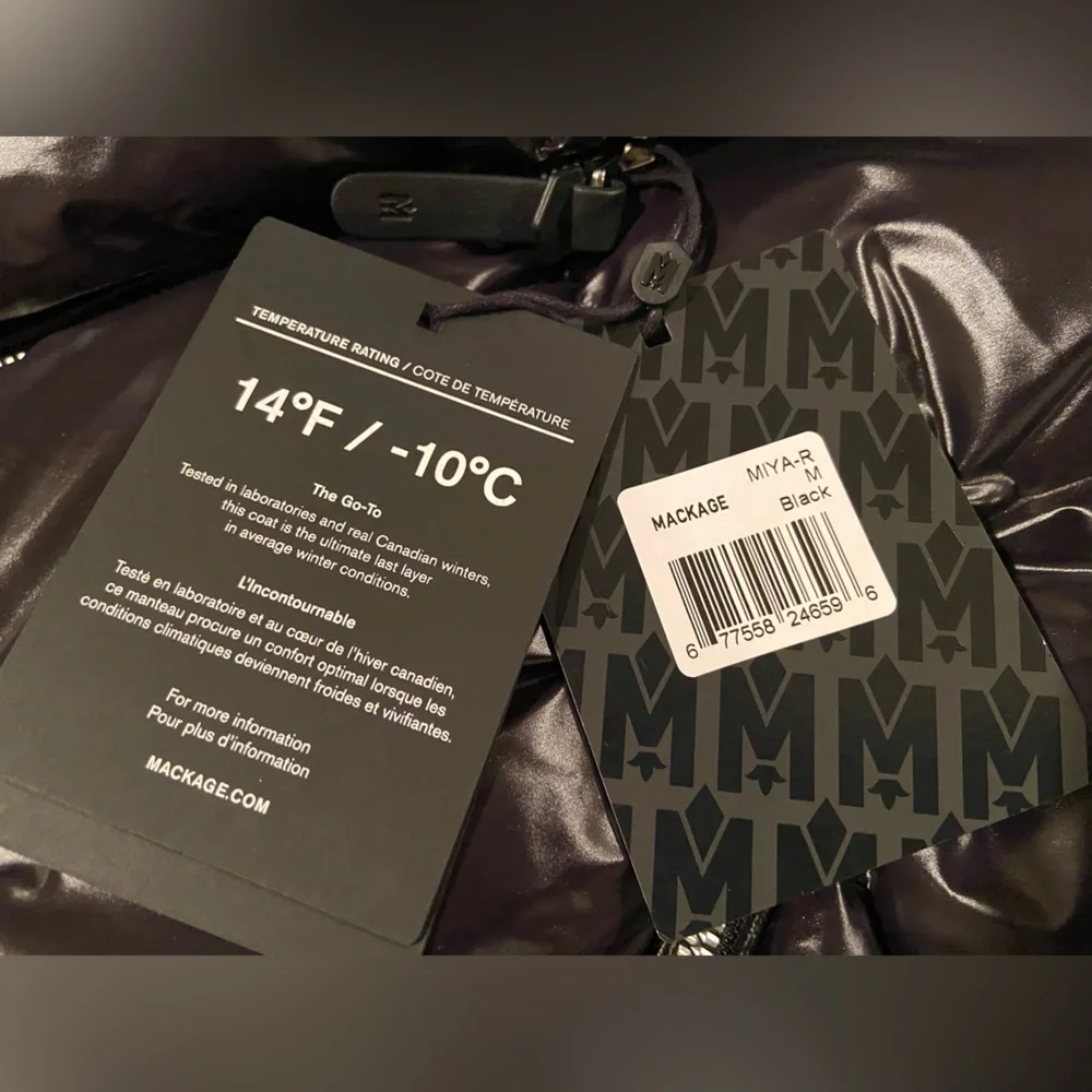 Mackage Miya Puffer Duck Down Medium NWT - Picture 16 of 16